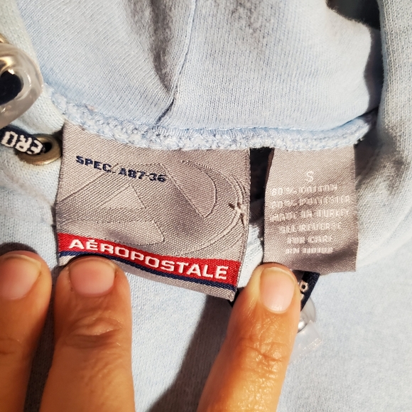 Aeropostale baby blue sweater - Picture 6 of 6
